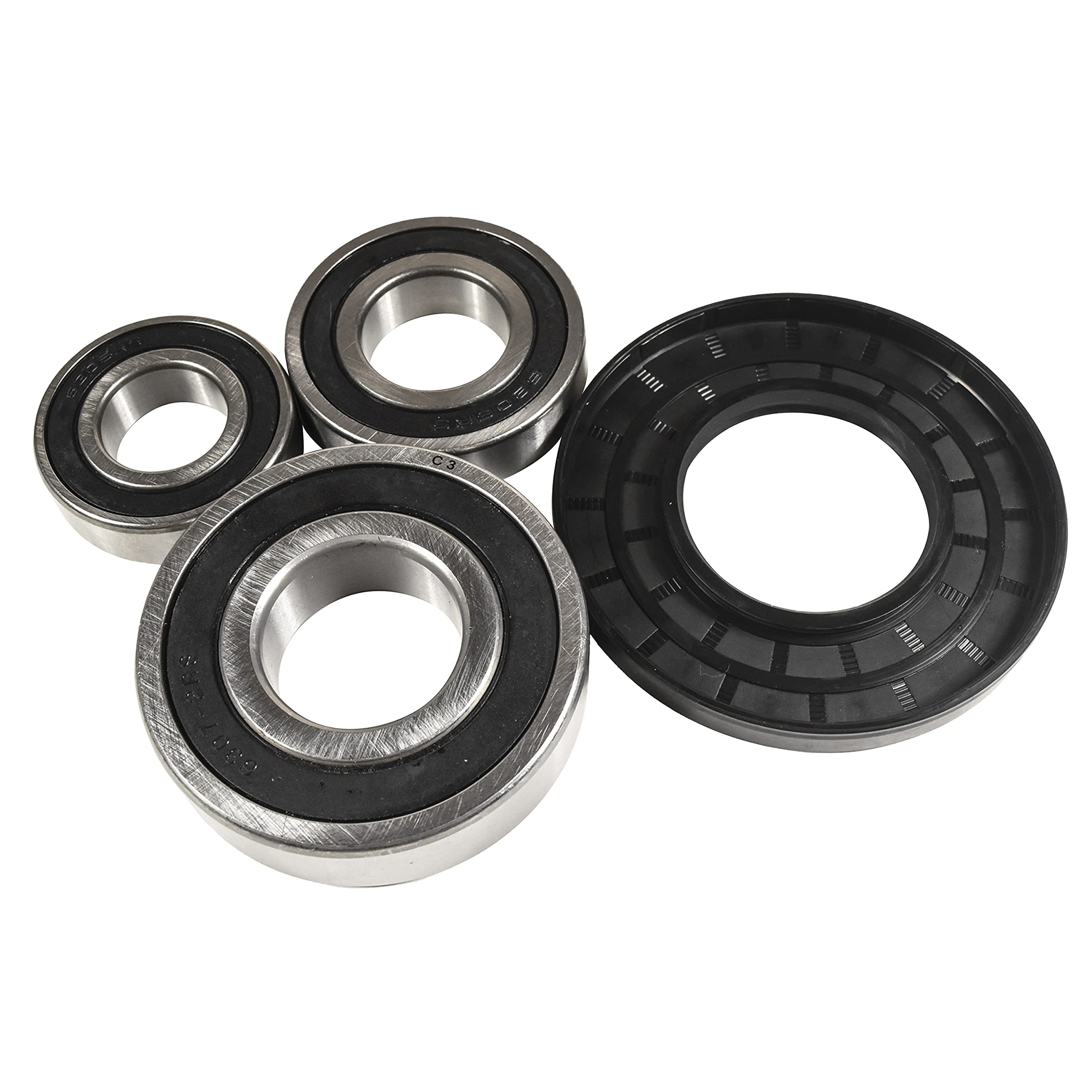 Back. HQRP - Front Load Washer Tub Bearing and Seal Kit for Whirlpool Duet WFW9200SQ, WFW9300VU, GE WH45X10071.