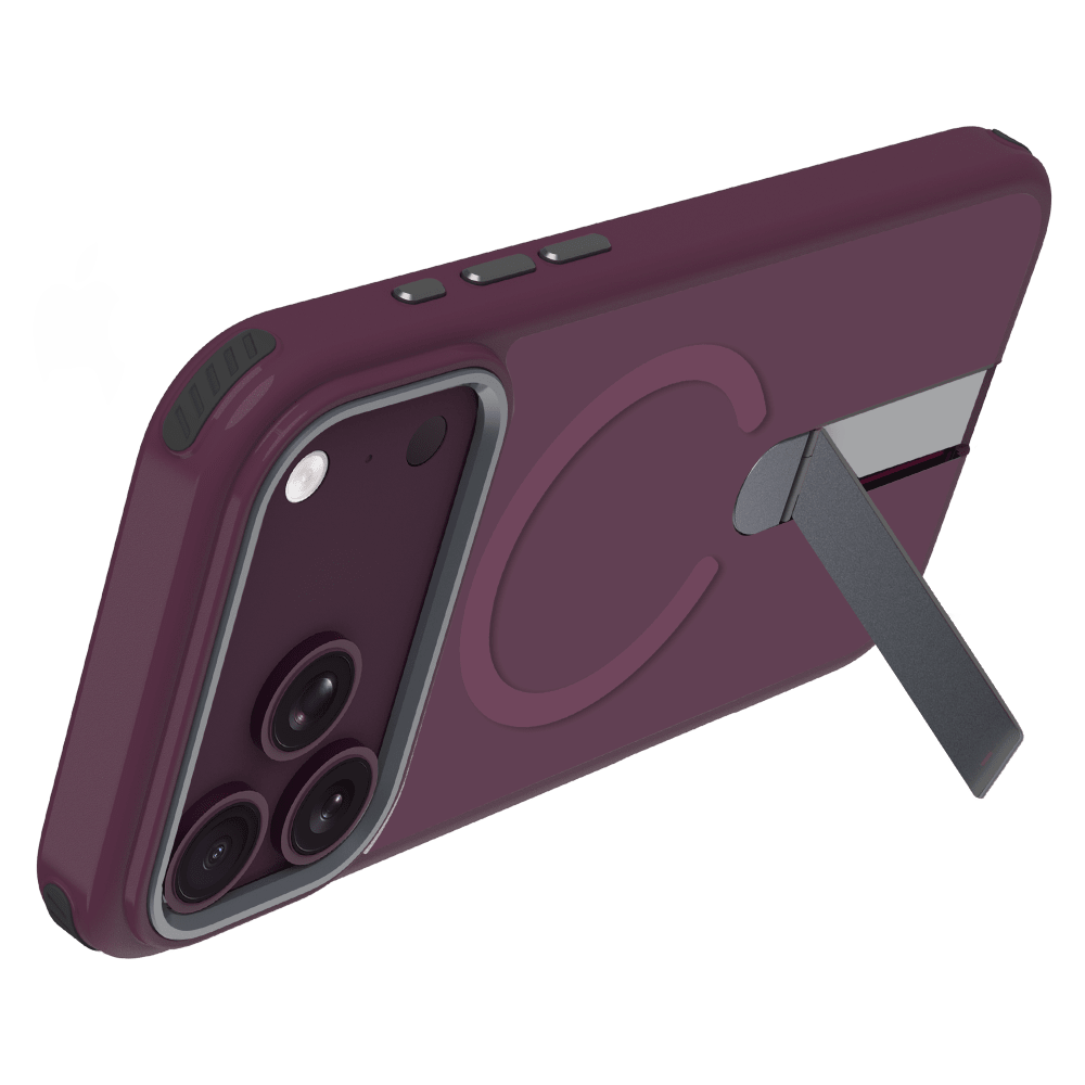 Alt View 6. Prodigee - Formula K1 MagSafe Case for Apple iPhone 18 Pro / 17 Pro - Red.