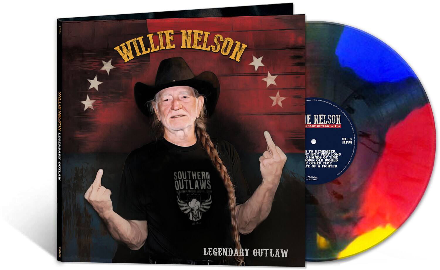 I WILLIE NELSON LEGENDARY OUTLAW WILLIE NELSON SOUTHERN OUTLAWS - LEGENDARY OUTLAW 33 3 R.PM S TO REMEMBER VT ISN'T VERY LONG G HANDS OF TIME OWN OLD WORLD E OTHER TIME CE OF A FIGHTER Collatog CLO23ES LEGENDARY OUTLAW
