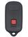 Angle. Car Keys Express - Toyota Keyless Entry Remote - 3 Buttons (Lock, Unlock, and Panic) - Black.
