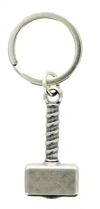 Marvel - Thor Hammer Metal Key Chain - Silver