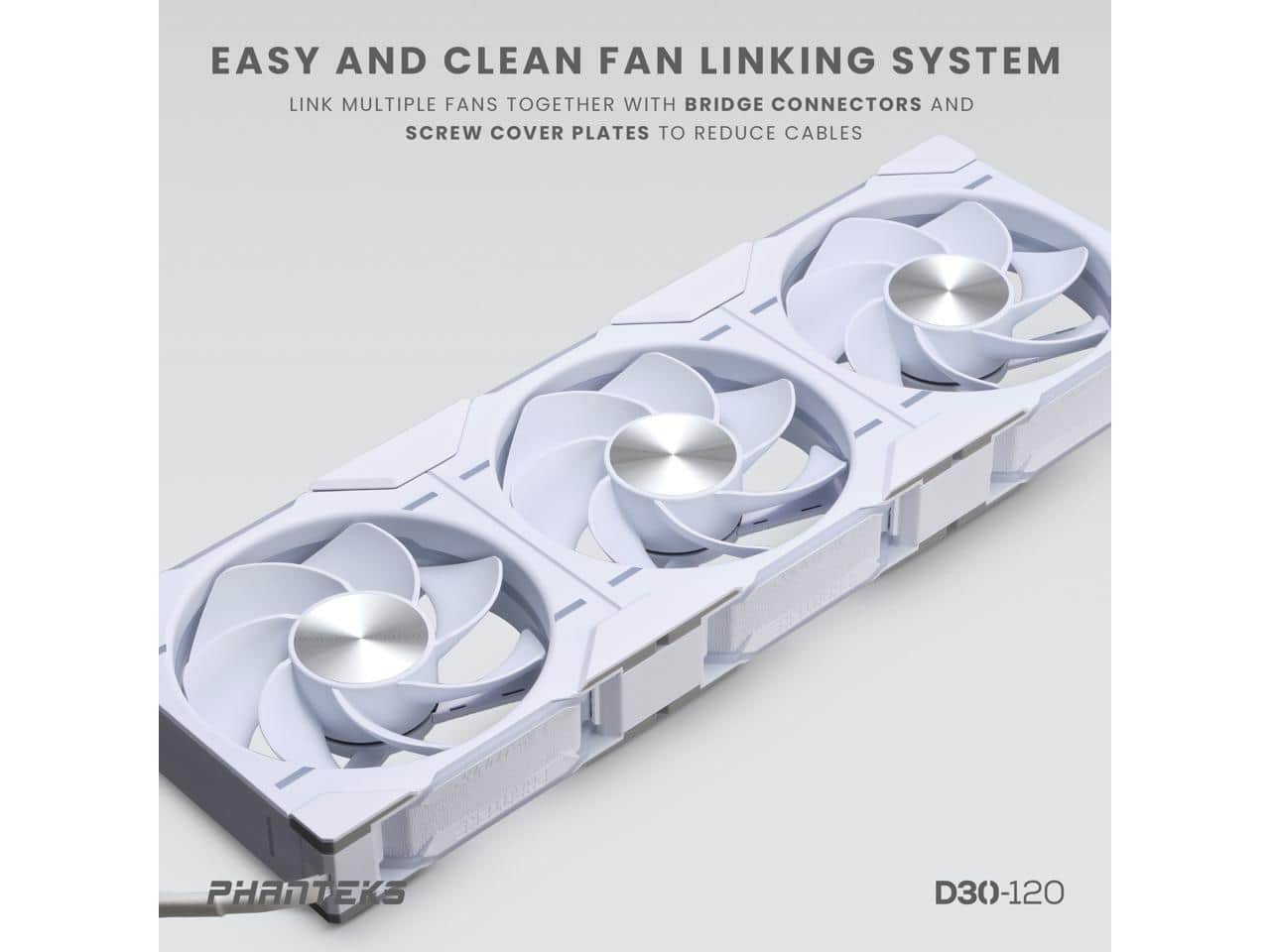 Phanteks D30 120 DRGB PWM Fan, Reverse Airflow White - Best Buy