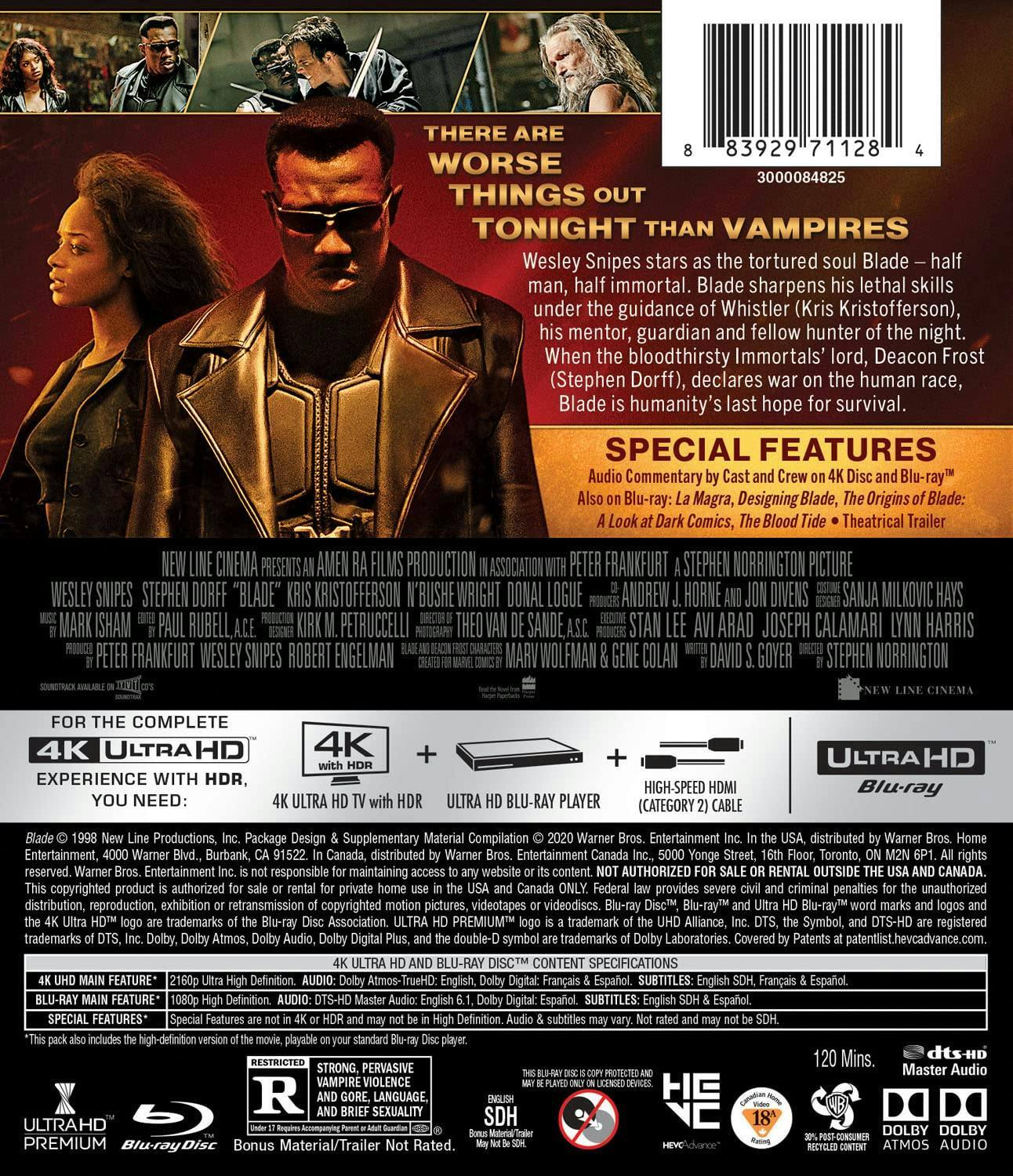 Back. Blade (4K Ultra HD + Blu-ray) [UHD].