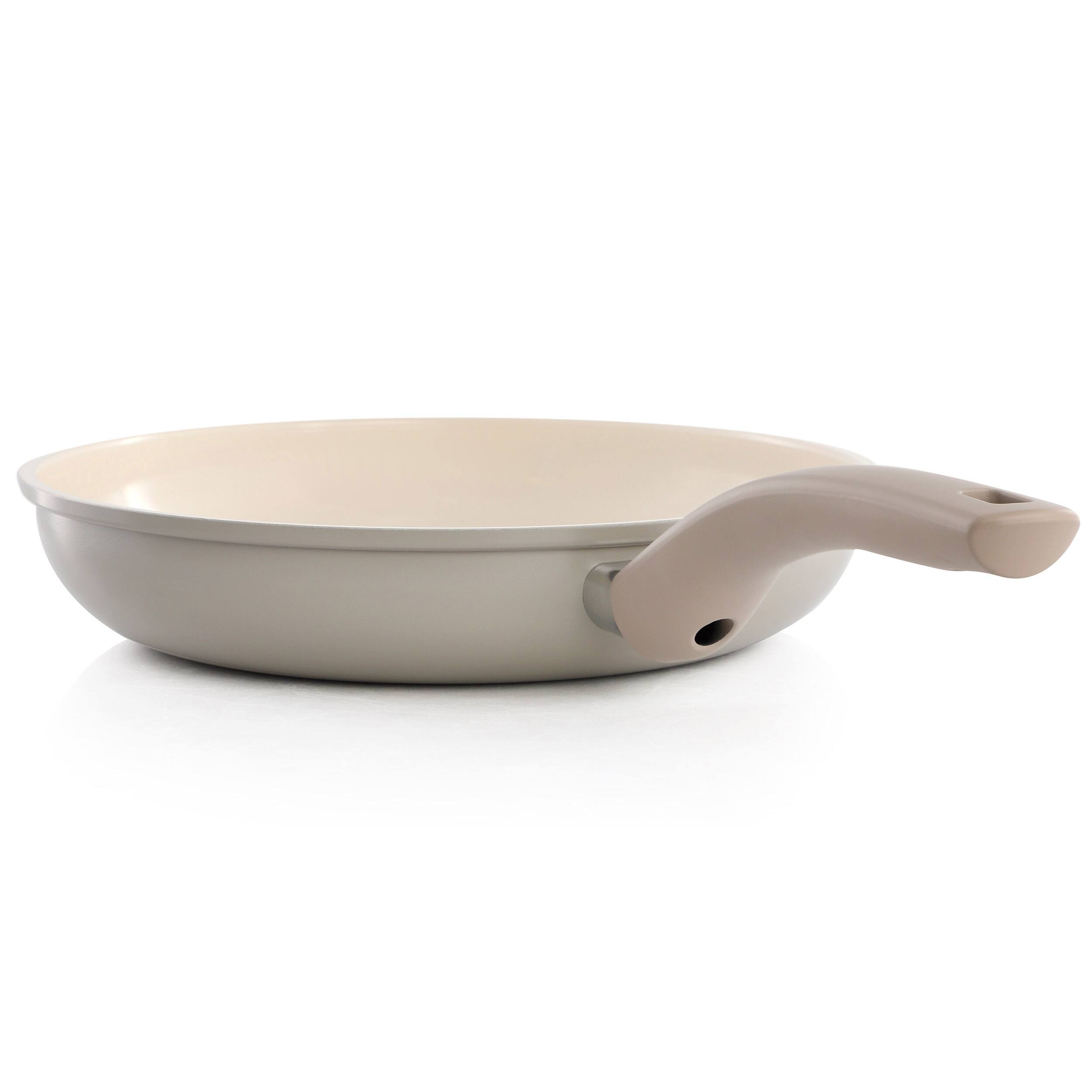 Alt View 2. Oster - Oster Sutterville Choice 12 Inch Ceramic Nonstick Frying Pan in Beige - Beige.