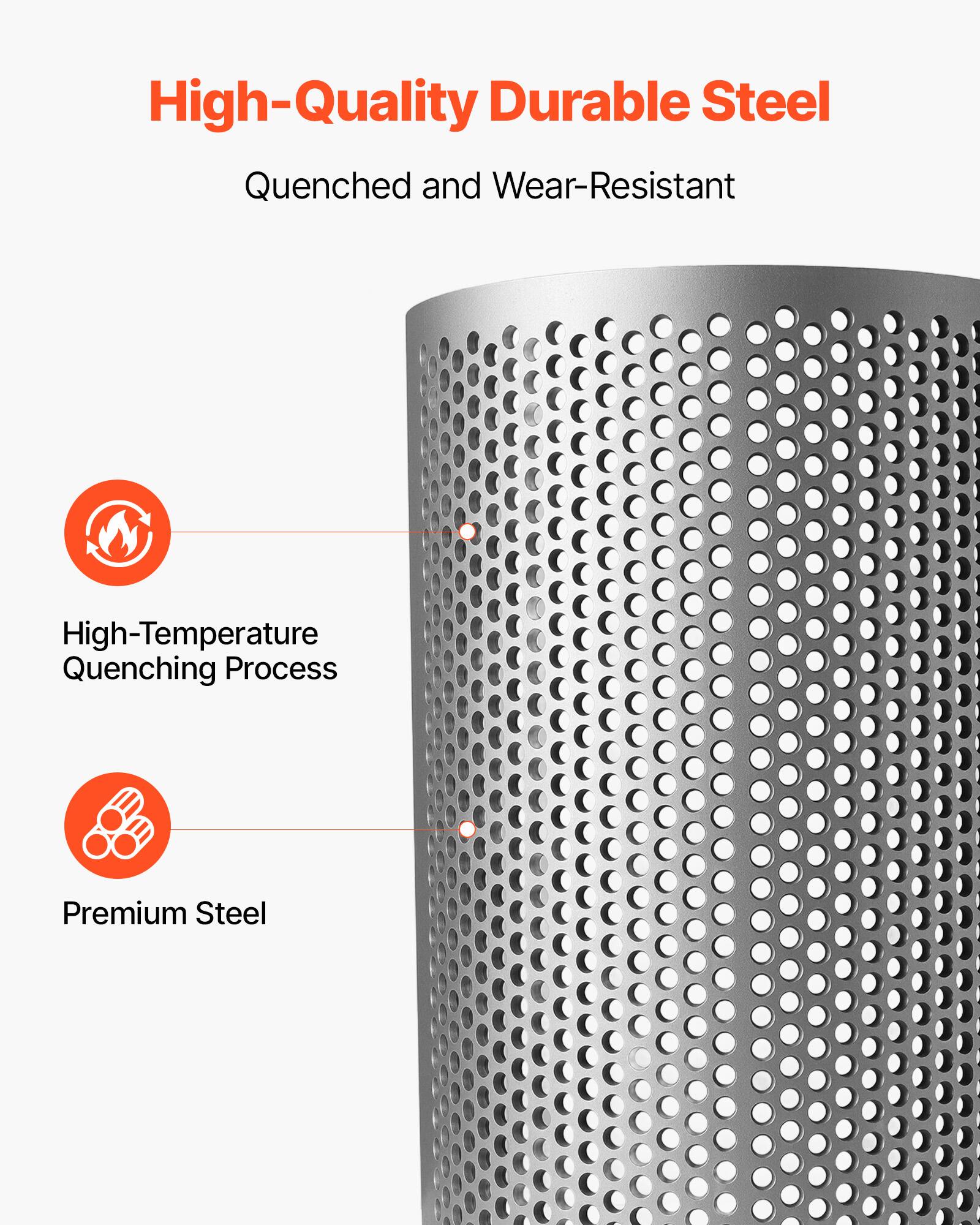 High-Quality Durable Steel  
Quenched and Wear-Resistant  

High-Temperature Quenching Process  
Premium Steel