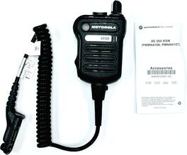 Motorola Solutions - Motorola XE500 REMOTE SPEAKER MICROPHONE w channel knob BLACK pmmn4106 pmmn4106blk pmmn4106cblk NEW - blk