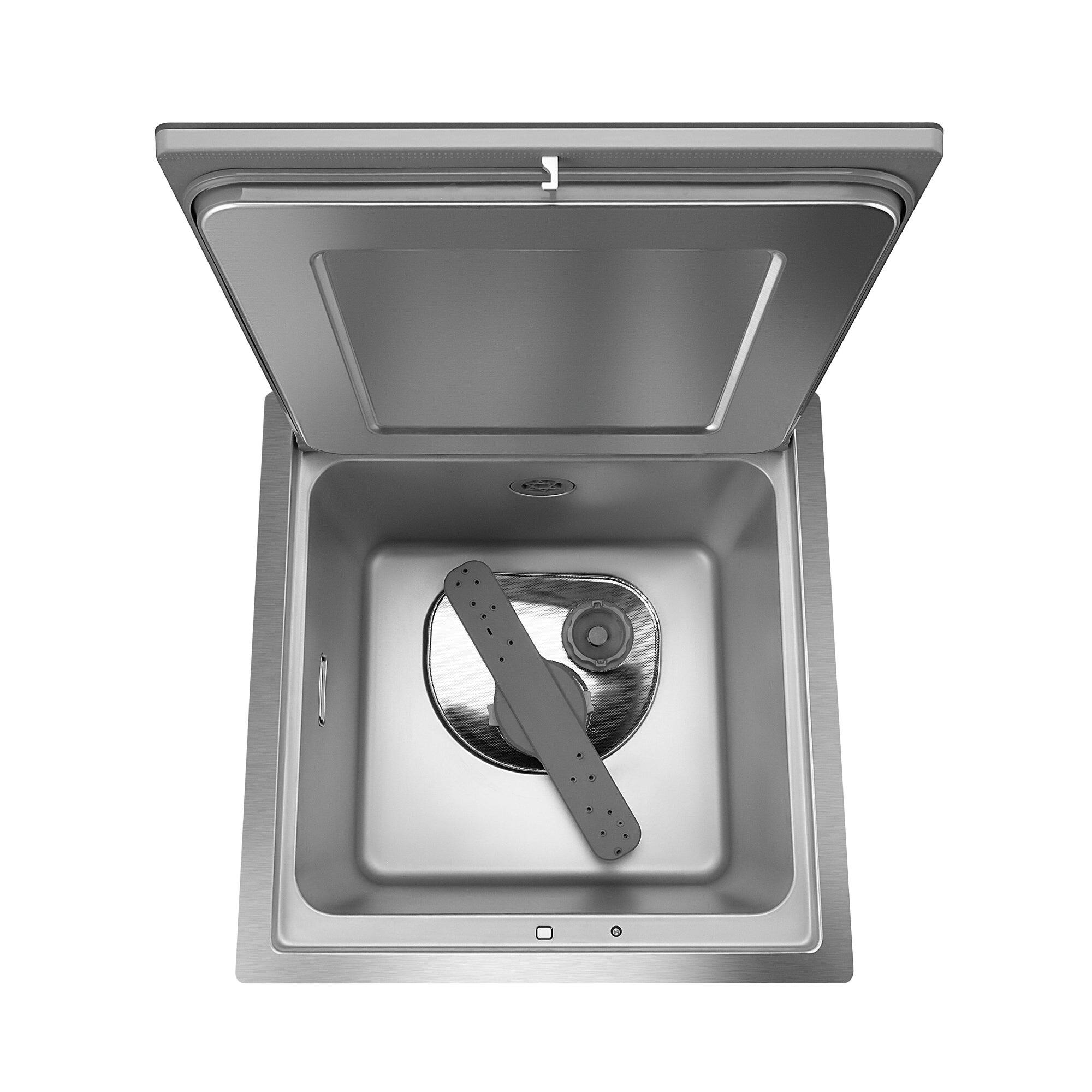 Alt View 3. FOTILE - FOTILE 2-in-1 Top Load Dishwasher, Compact with HydroJet, 15-Min Wash, Produce Cycle, Stainless Tub, Child Lock - Black.