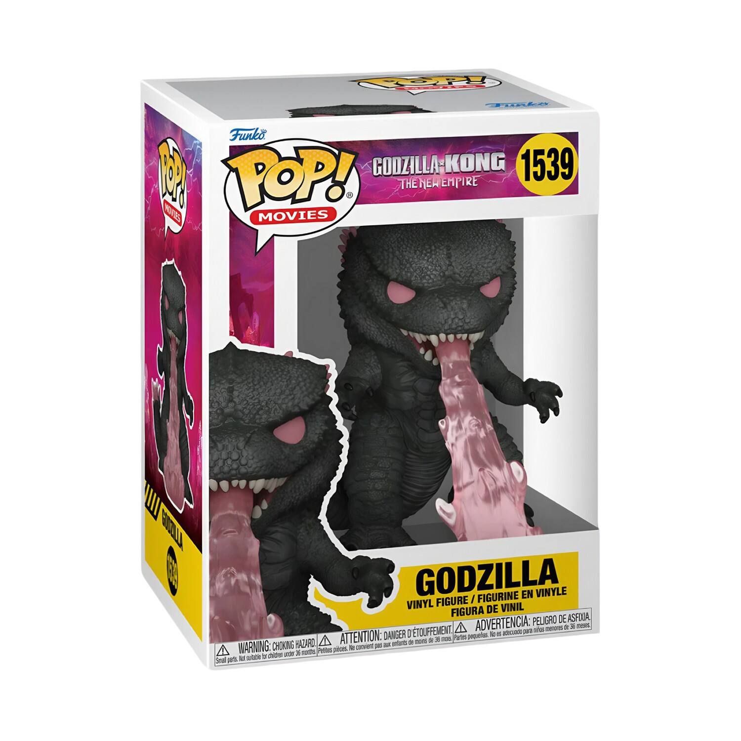 Funko Pop! Movies
GODZILLA-KONG
1539
THE NEW EMPIRE
GODZILLA
VINYL FIGURE / FIGURINE FIGURA DE VINIL
ADVERTENCIA: PELIGRO DE ASFIDA
ATTENTION: DANGER
CHOKING HAZARD
WARNING: CHOKING HAZARD