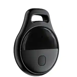 Cluzine - Smart Anti-Lost Tracker Tag Home Locator for Pet Key Item Tracking Global Positioning Finder Compatible with Apple - Black