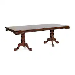 Manhattan Lane - Mina Dining Table, 71-89 Inch Extendable Rectangular Top - Cherry Brown