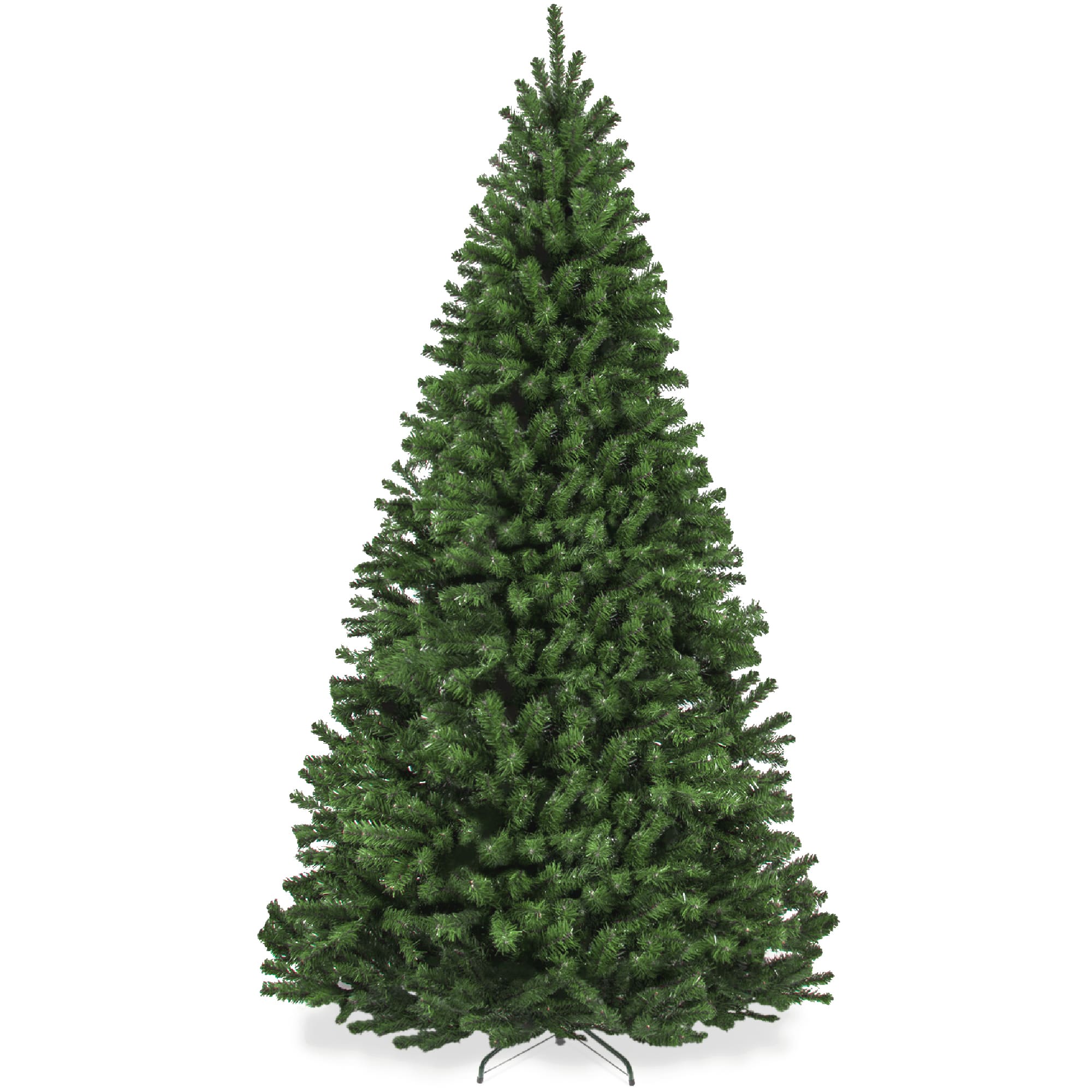 Front. Best Choice Products - Best Choice Products Artificial Christmas Tree, 6ft Premium Unlit Spruce Design, Dense Branches  Green Spruce - Green Spruce.