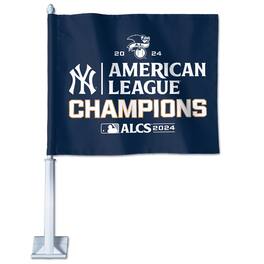 WinCraft - New York Yankees 2024 American League Champions On-Field/Locker Room Celebration Two-Sided Car Flag - Multicolor
