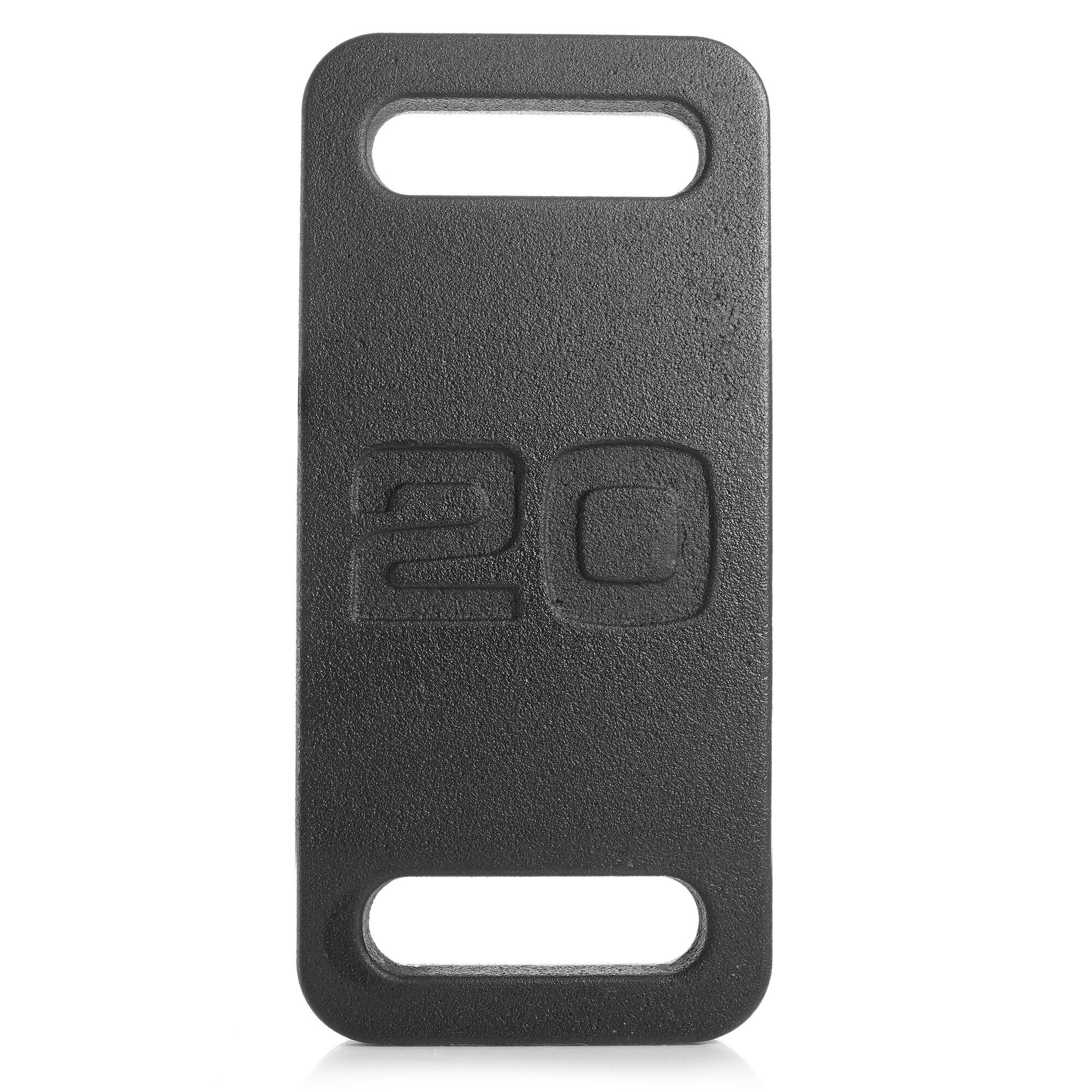 Alt View 1. Philosophy Gym - Cast Iron Ruck Weight - Weighted Fitness Plate with Handle - 10-45 lbs - Cast Iron.