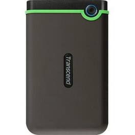 Transcend - StoreJet 25M3C 2 TB Portable Hard Drive - 2.5" External - USB 3.1 - Iron Gray