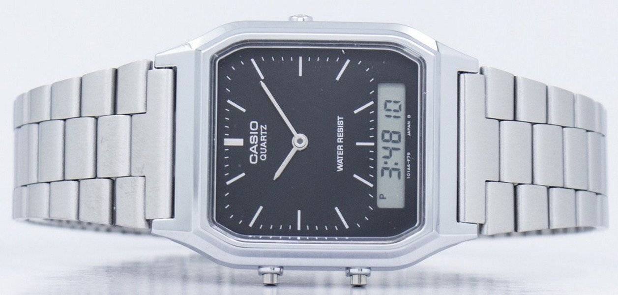 CASIO QUARTZ WATER RESIST 9 JAPAN 8H: E 101A4-F79 P