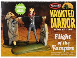 Skill 2 Haunted Manor "Flight of the Vampire" Diorama Set 1/12 Plastic Model Kit by Polar Lights