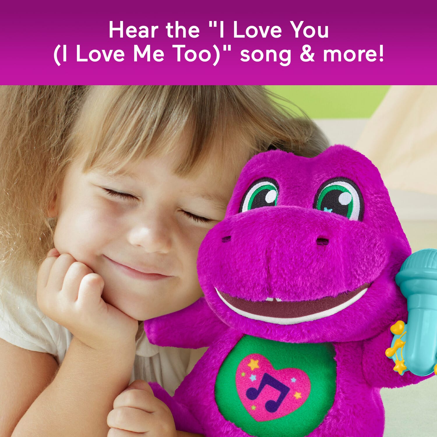 Fisher Price Barney's World: Sing Along Barney Musical Plush