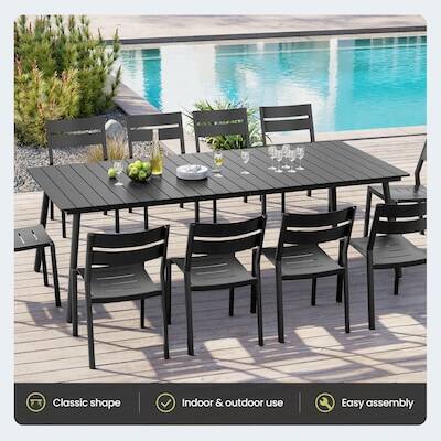Classic shape  
Indoor & outdoor use  
Easy assembly