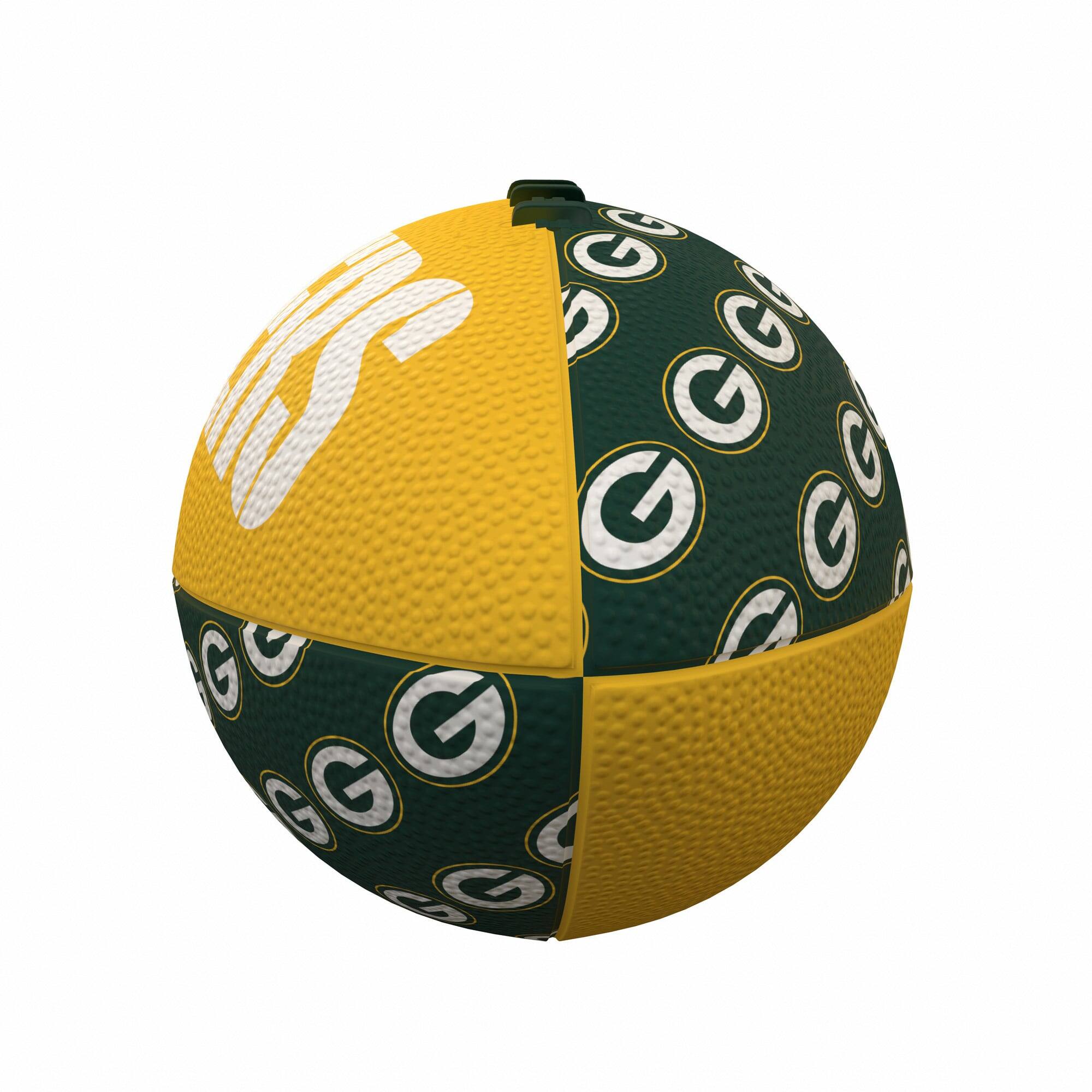 Alt View 2. Logo Brands - Green Bay Packers Mini Rubber Football - Multicolor.