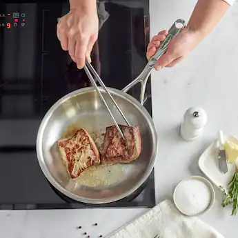 Demeyere Atlantis Proline 9.4-inch Stainless Steel Fry Pan