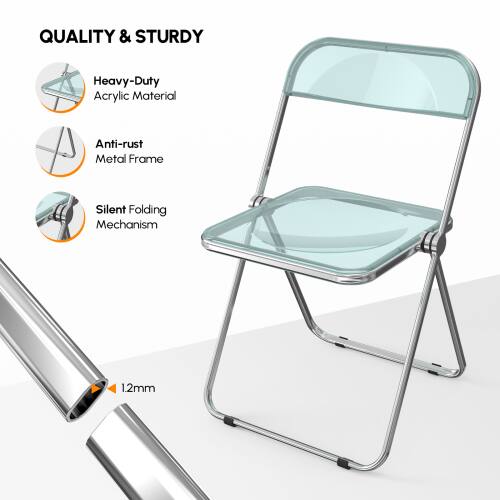 QUALITY & STURDY

Heavy-Duty Acrylic Material
Anti-rust Metal Frame
Silent Folding Mechanism

1.2mm
