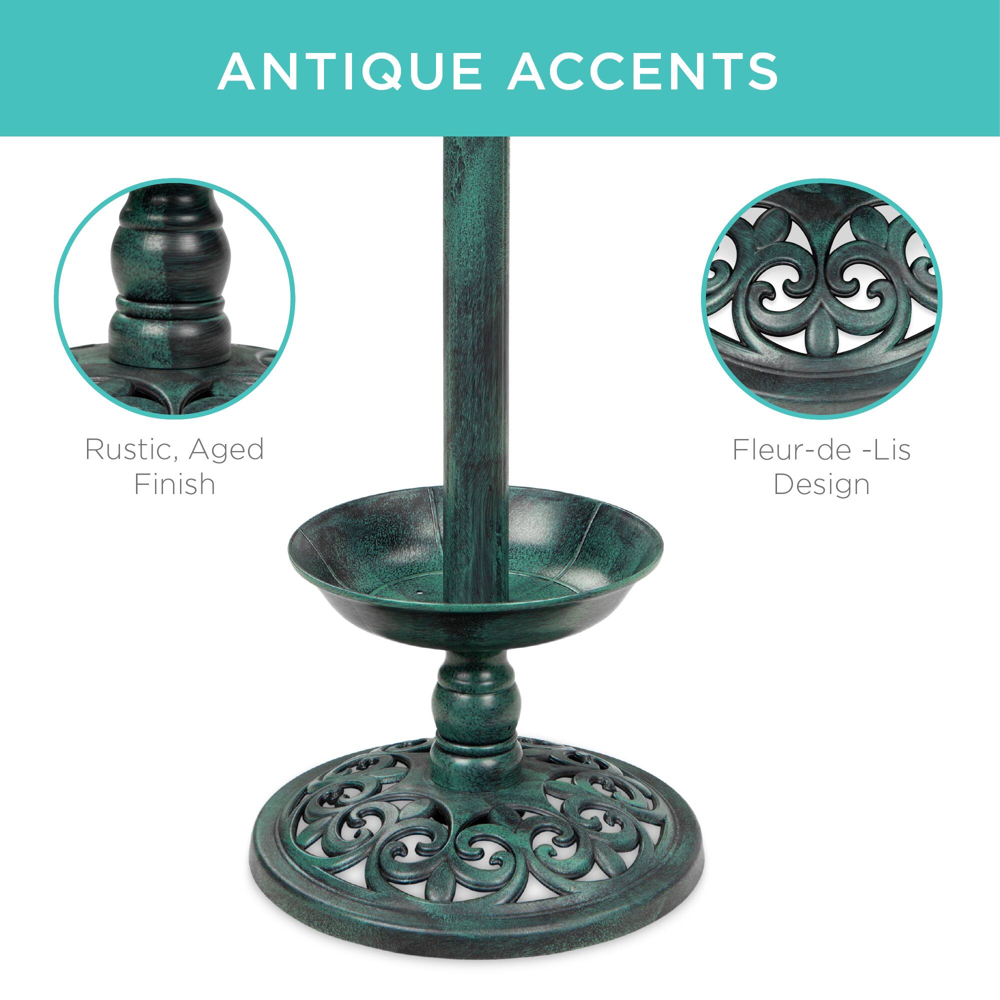 ANTIQUE ACCENTS

Rustic, Aged Finish

Fleur-de-Lis Design