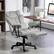 Alt View 1. Homcom - Executive Office Chair, 400LBS Big and Tall Office Chair with Foot Rest, Microfiber Computer Desk Chair - Gray.