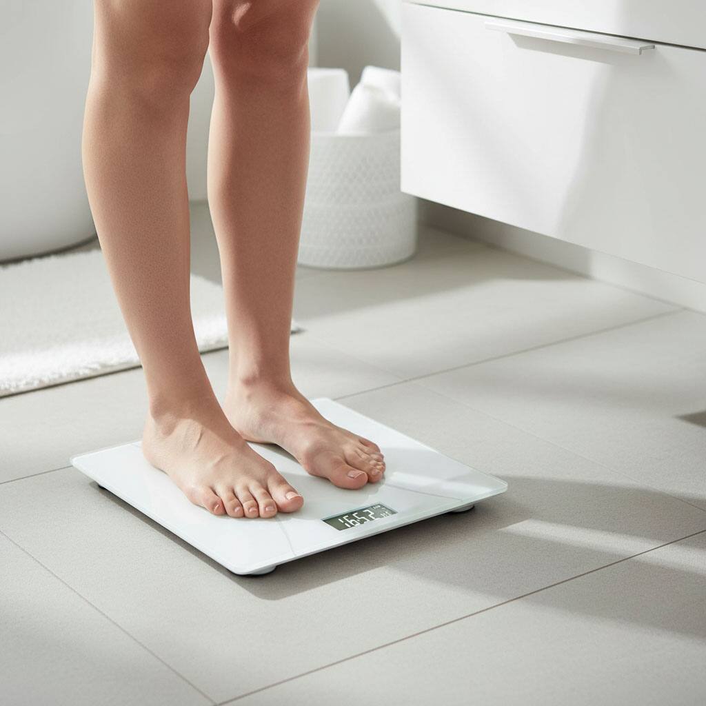 Alt View 1. FINEAK - Digital Body Weight Scale Max:400LB/180KG - White.