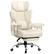 Front. GTPlayer - 400lbs Heavy Duty Computer Chair Faux Leather Comfortable Ergonomic Gaming Chair with Soft Armrests,Beige - Beige.