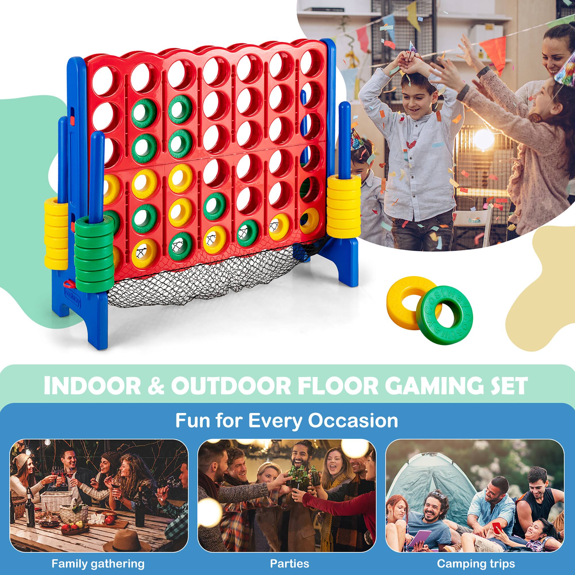 INDOOR & OUTDOOR FLOOR GAMING SET
Fun for Every Occasion
Family gathering
Parties
Camping trips