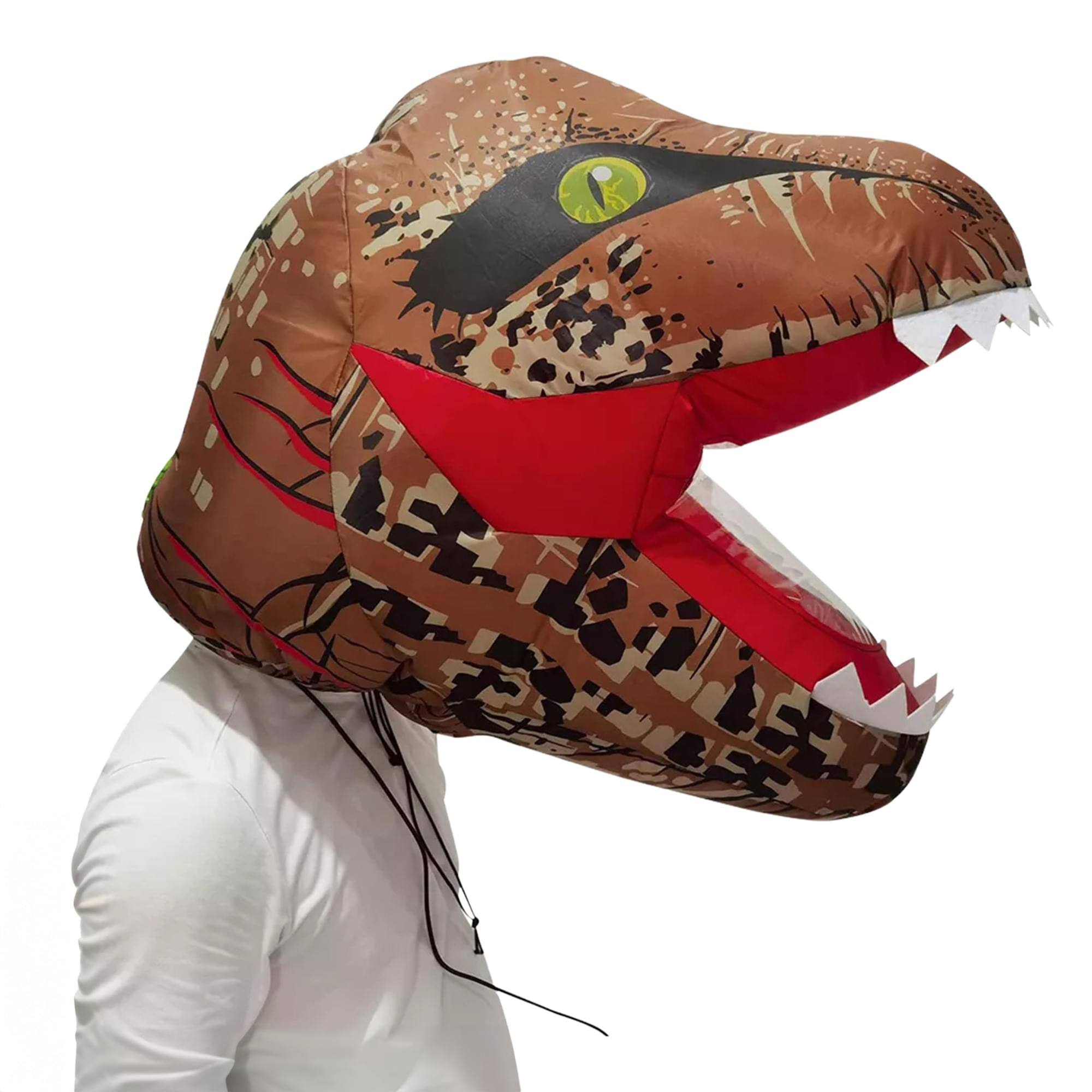 Studio Halloween - Inflatable T-Rex Dinosaur Head Adult Costume - Brown price history on PriceWatchPro