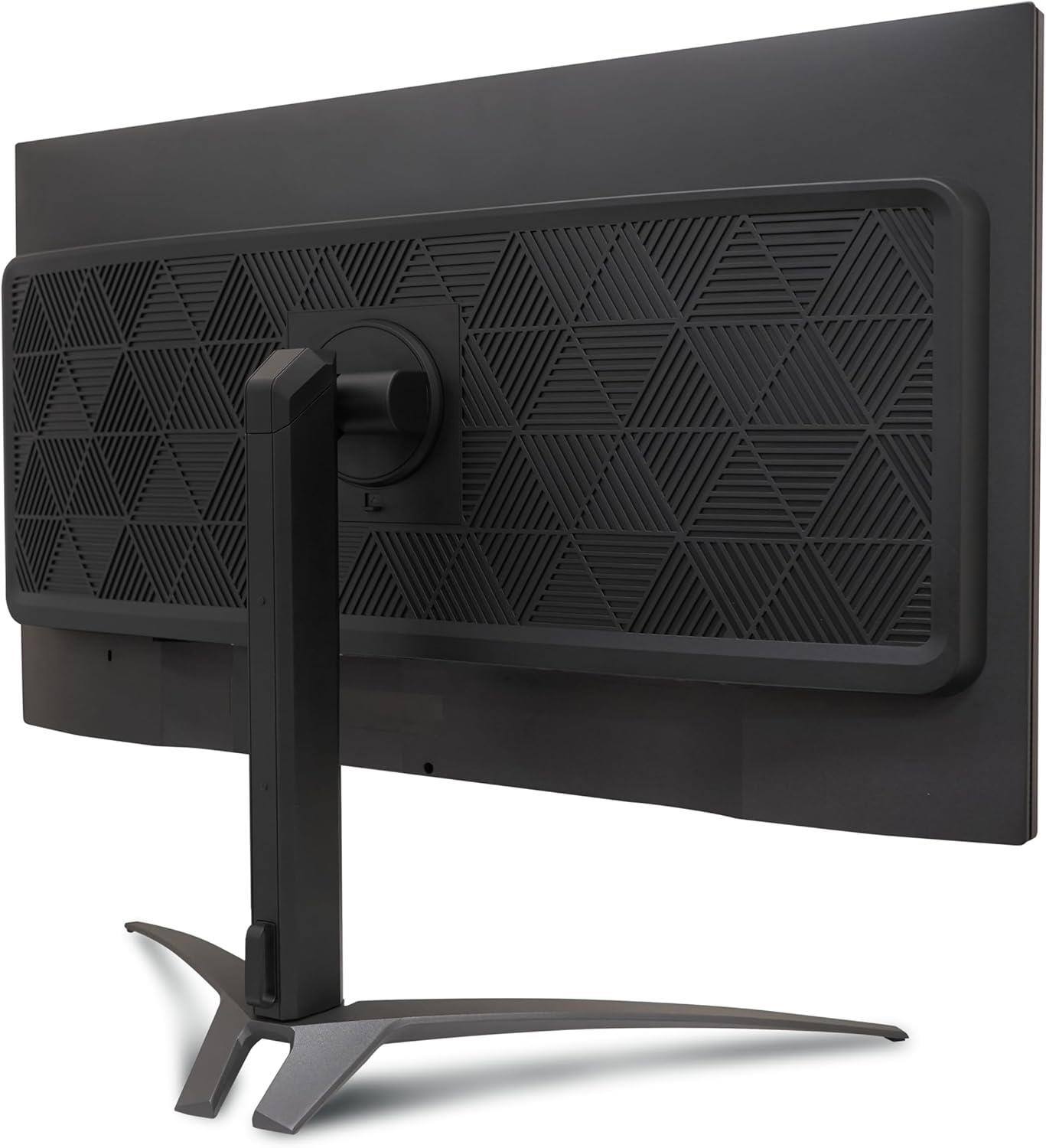 Angle. Acer - Predator XB323QK V3 – 32" 4K UHD (3840x2160) Gaming Monitor, 144Hz, IPS, NVIDIA G-SYNC - Black.