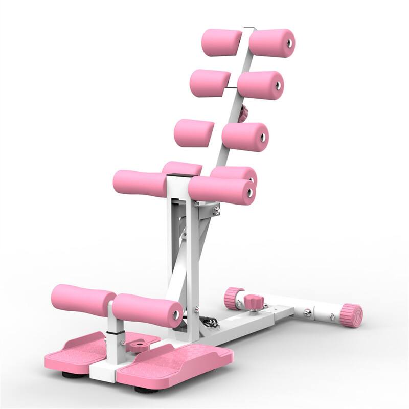 Alt View 7. HTUTWOO - Deep Squat Machine - Glutes Trainer with Resistance Bands, Squat Assist Trainer for Core & Legs Workout, for Home Gym - Pink.