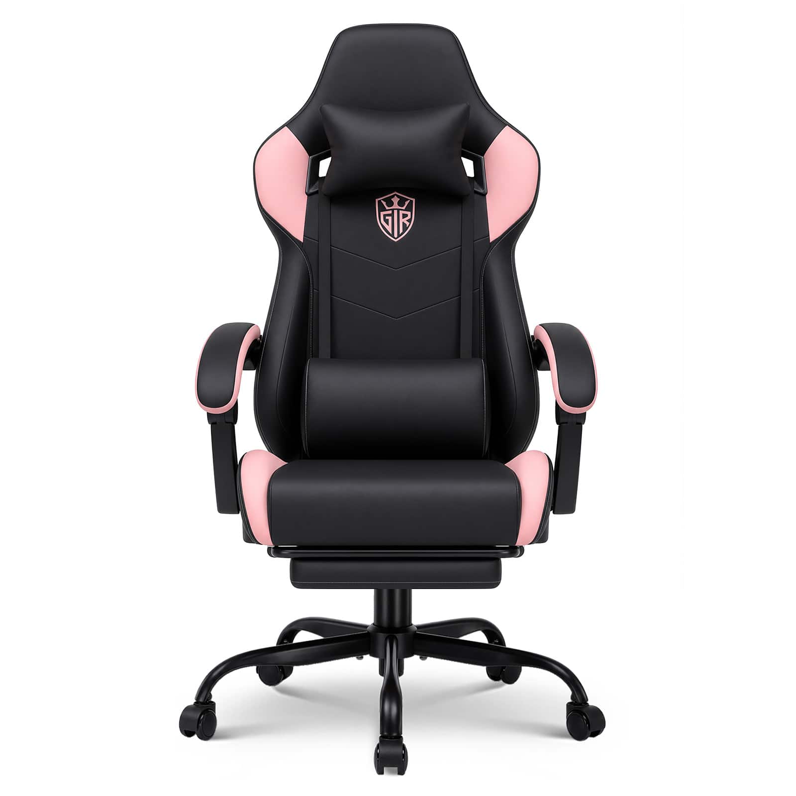 CloudRest Pro - Computer Chairs with Linkage Armrest Ergonomic Gaming Chair High Back Game Chair - Pink