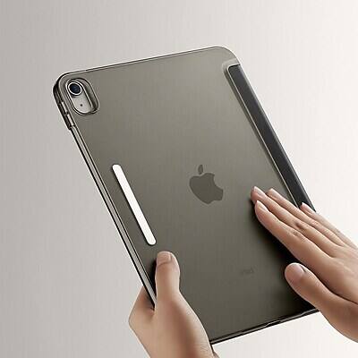 Alt View 4. SaharaCase - SaharaCase Apple 10.9" iPad (10th Gen) Protection Bundle, AirShield Folio Case with Tempered Glass Screen - Black.