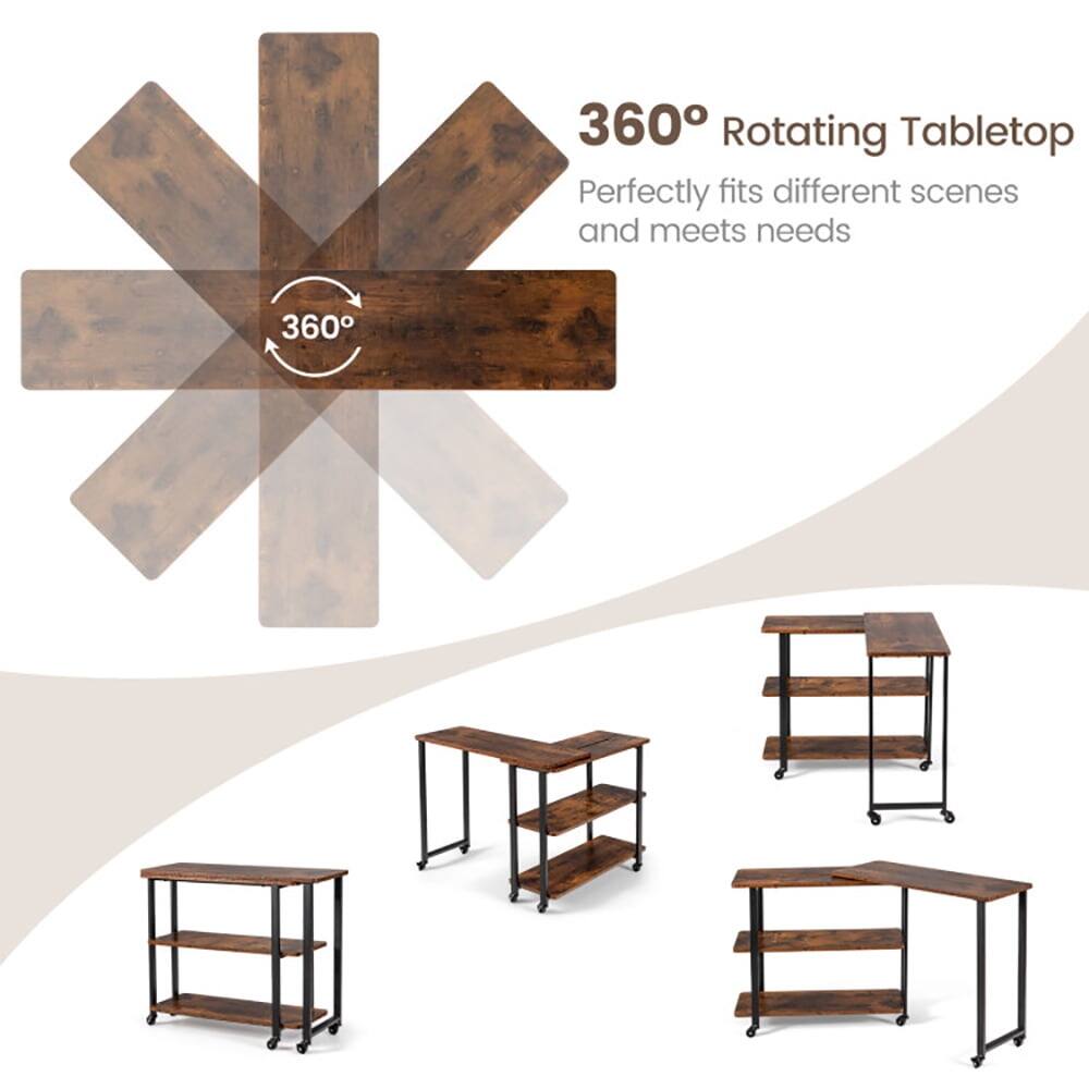 360° Rotating Tabletop  
Perfectly fits different scenes and meets needs