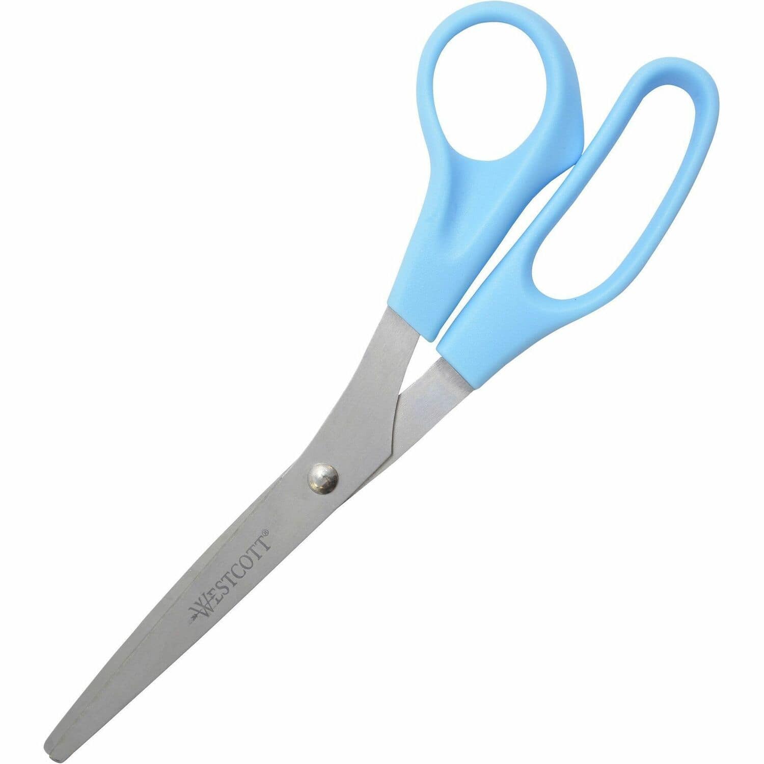 "Westcott - All Purpose 8"" Stainless Steel Straight Scissors Straight Stainless Steel Pointed Tip 1 Each - Blue" price history on PriceWatchPro