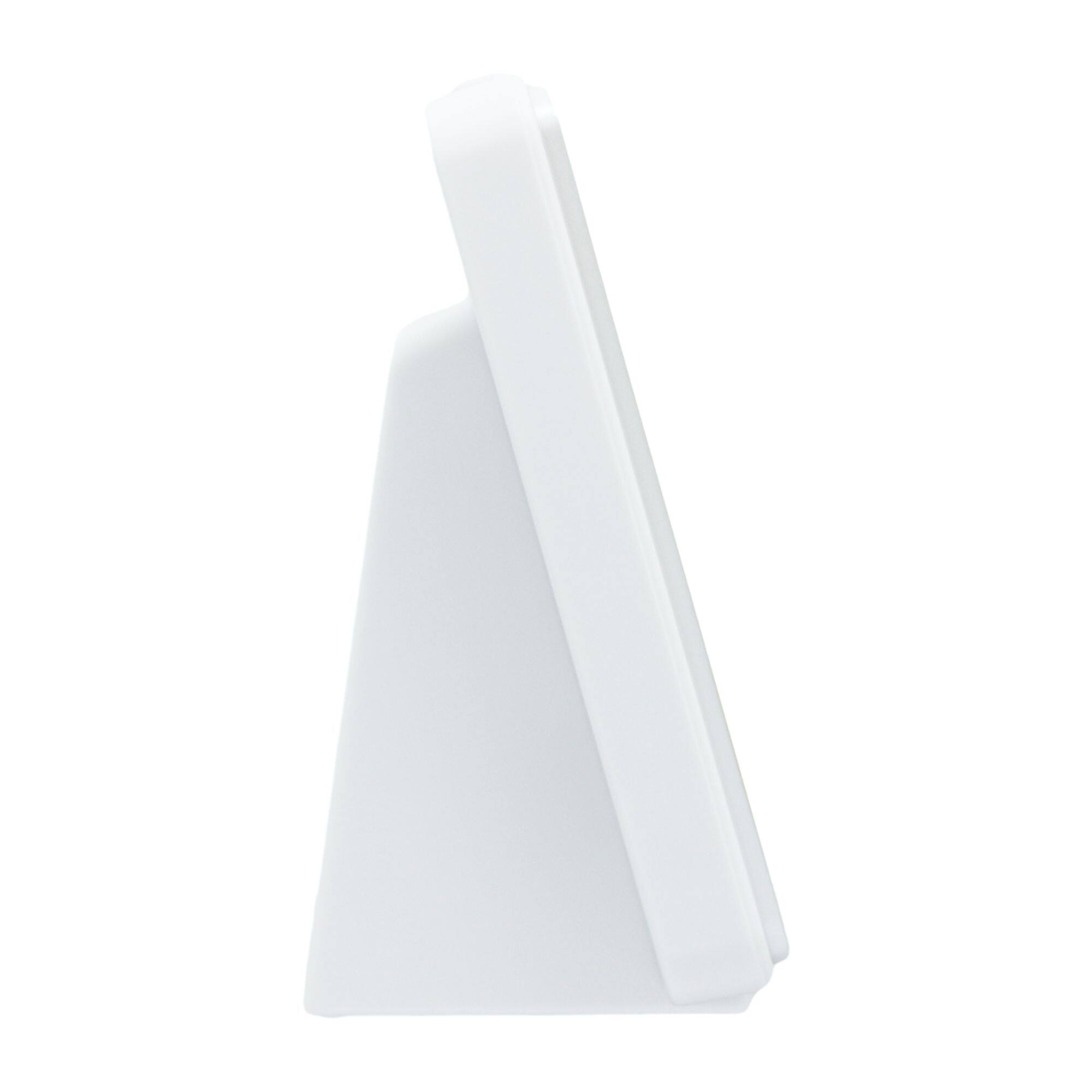 Alt View 1. Seiko - Seiko 3" Easton Digital Everything Alarm Clock, White - White.