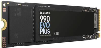 Samsung 990 EVO PLUS SSD 4TB, PCIe Gen 4x4 | 5x2 M.2 2280, Speeds Samsung 990 EVO PLUS SSD 4TB, PCIe Gen 4x4 | 5x2 M.2 2280, Speeds