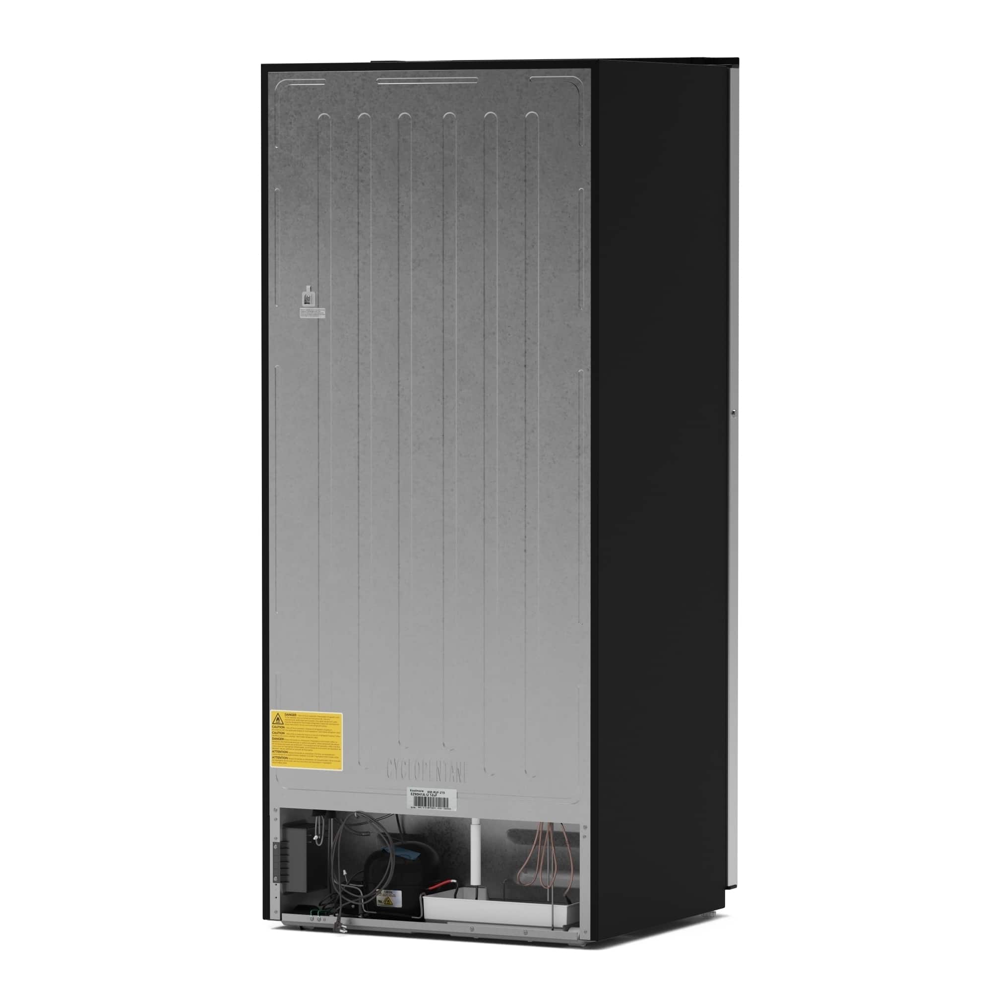 Alt View 7. Koolmore - 21 cu. ft. Upright Convertible Refrigerator/Freezer in Silver (KM-RUF-21S) - Black.