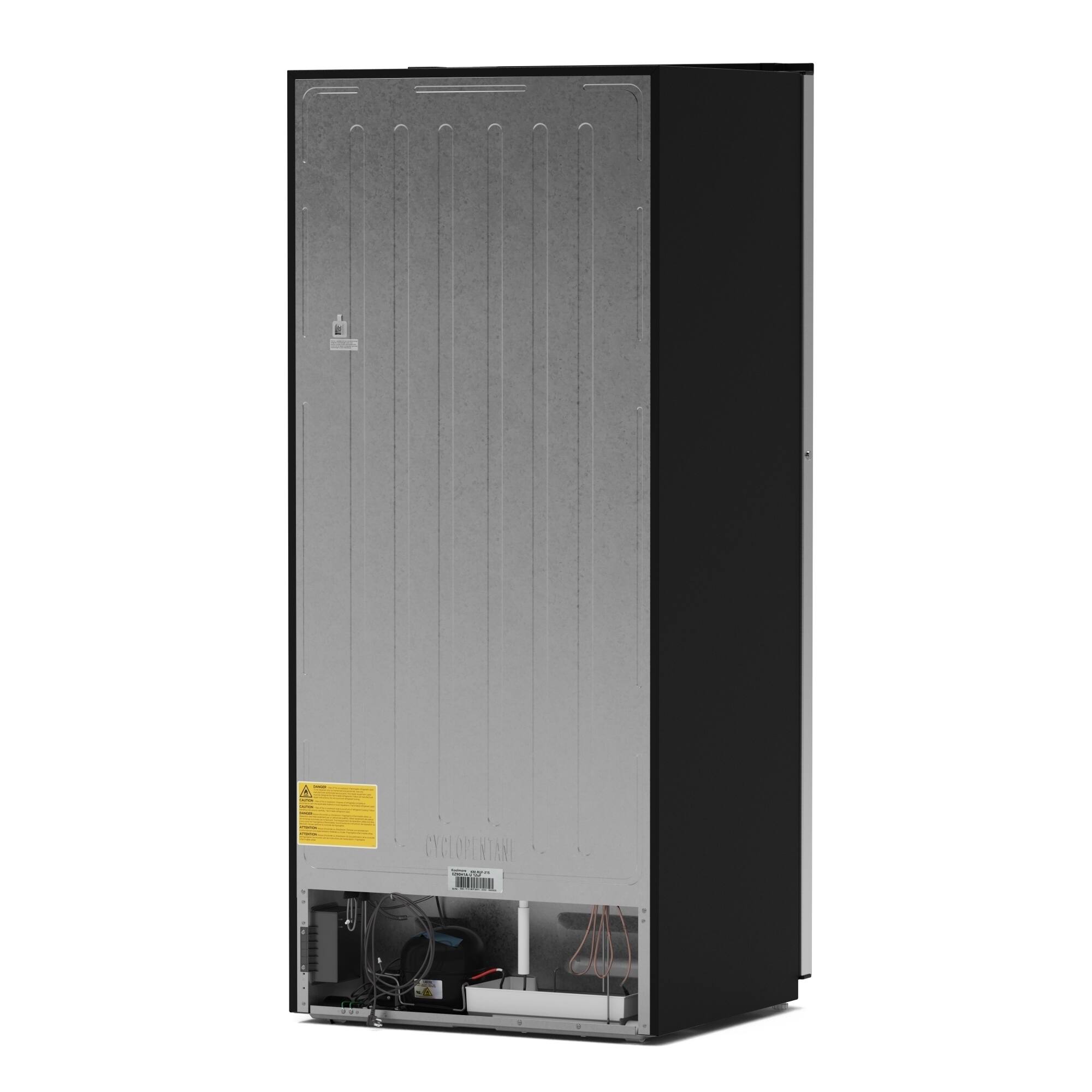 Alt View 7. Koolmore - 21 cu. ft. Upright Convertible Refrigerator/Freezer in Silver (KM-RUF-21S) - Black.