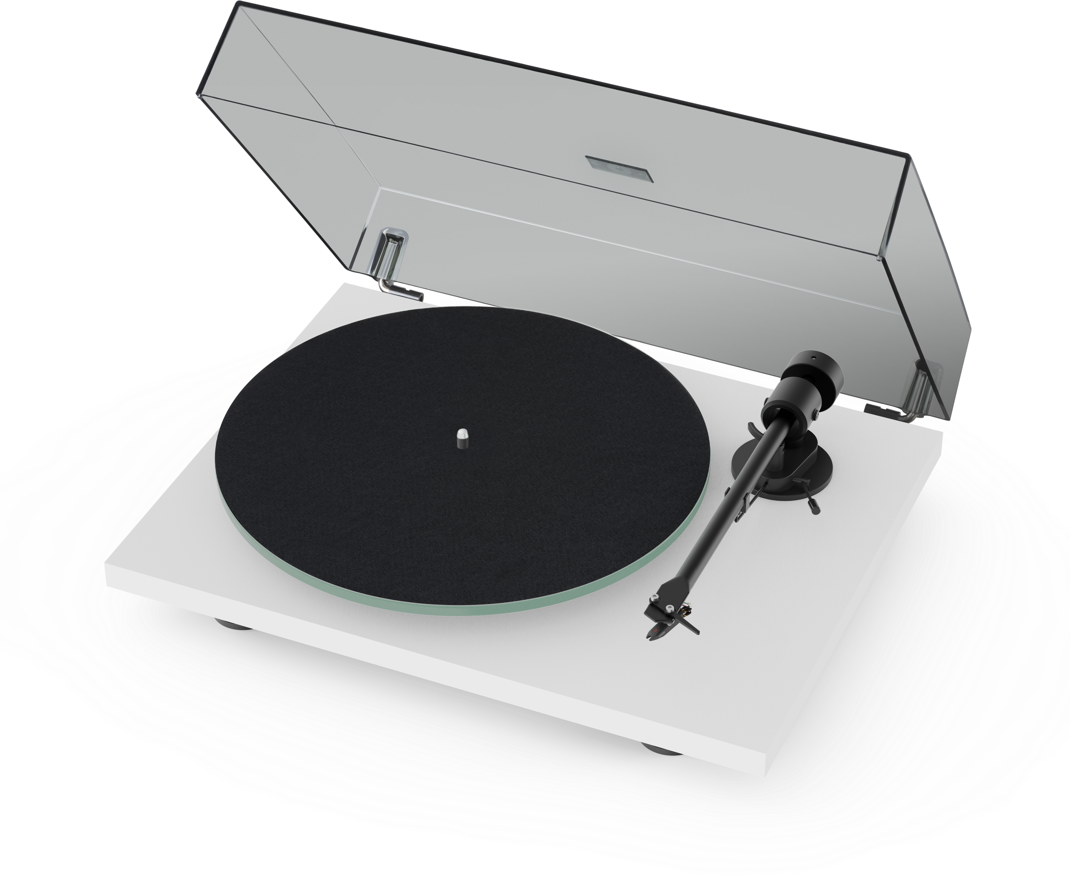 Angle. Pro-Ject - T1 EVO BT - Satin White.