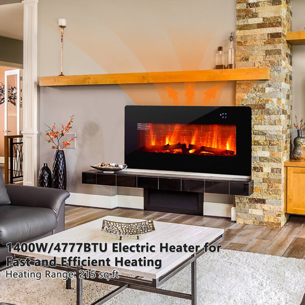 1400W/4777BTU Electric Heater for Fast and Efficient Heating  
Heating Range: 215 sq.ft