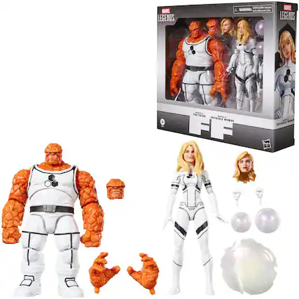 MARVEL LEGENDS SERIES
A WARNING: CHOKING HAZARD - Small parts. Not for children under 3 years.
MARVEL LEGENDS SERIES
THE MANUS THING MARVEL'S INVISIBLE WOMAN FF
BINST HOMAN INVISIBLE