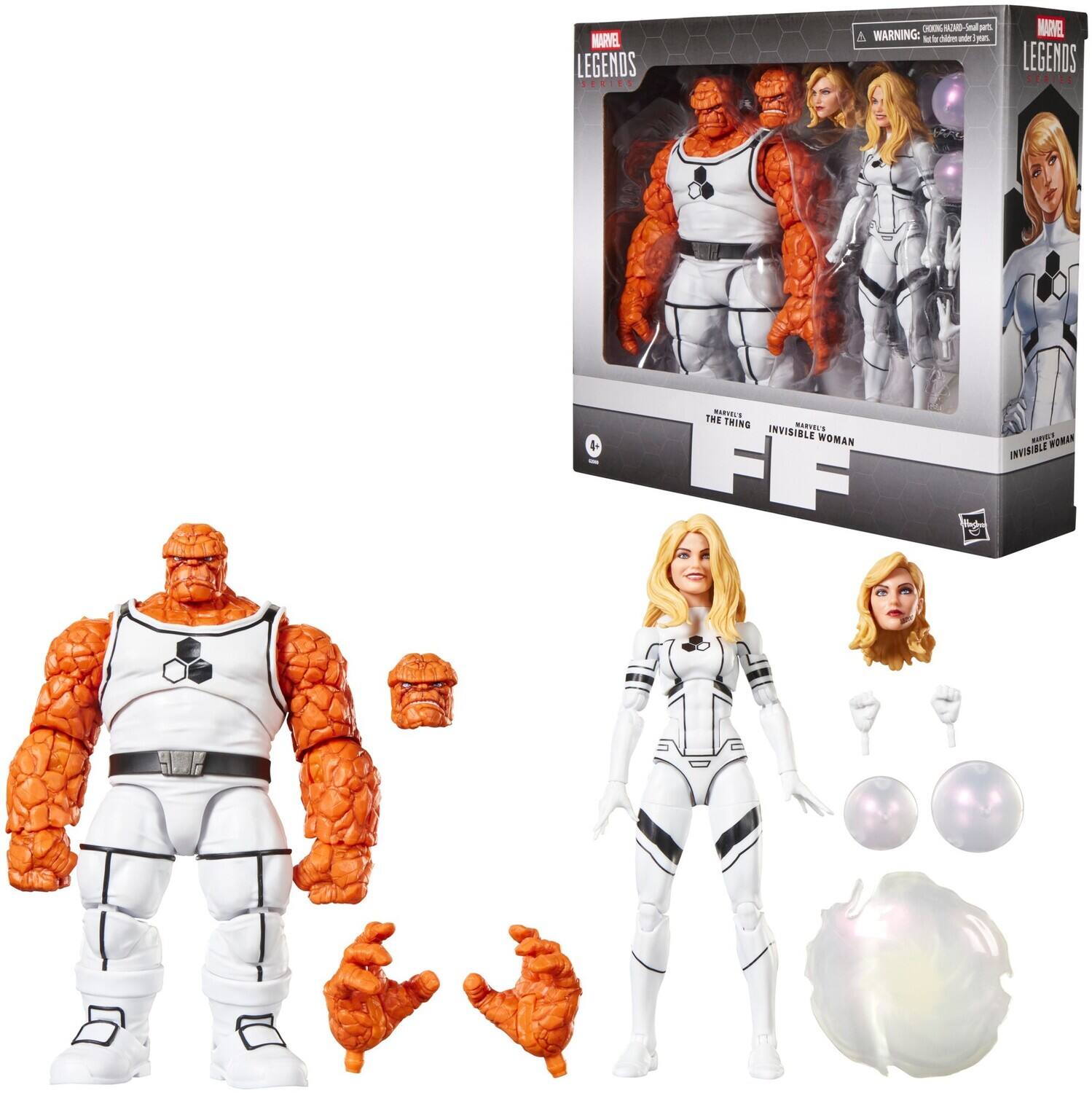 Fantastic Four - Marvel Legends - Future Foundation The Thing & Invisible Woman Action Figure 2-Pack - COLLECTIBLES