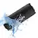 Alt View 6. JBL - JBL Flip 7 Portable Bluetooth Speaker (Black), deep bass, IP68 waterproof, for home, Outdoors Bundle - Black.