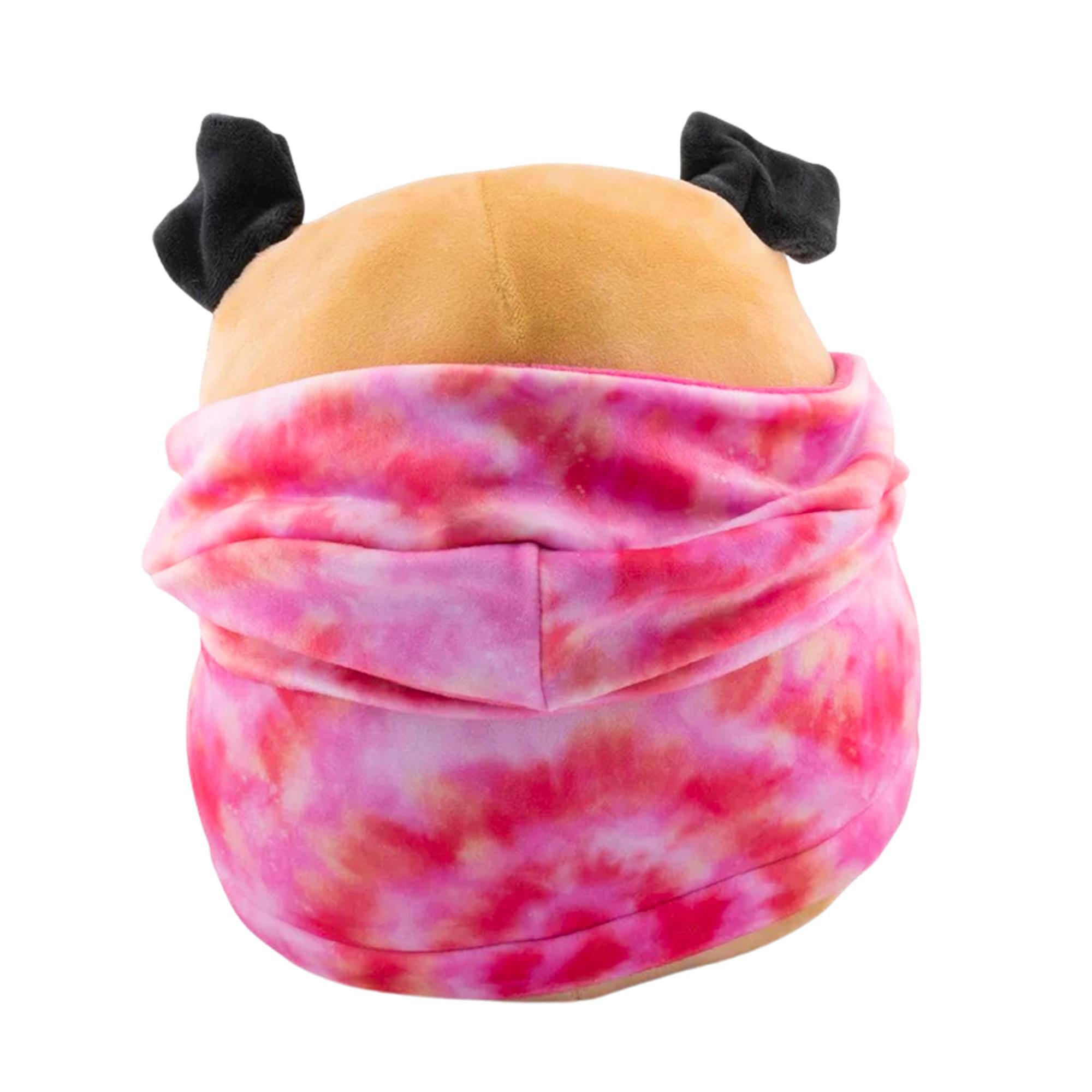 Alt View 2. Kellytoy - Squishmallow 12 Inch Hoodie Plush | Prince The Pug.