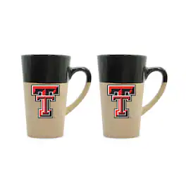The Fanatic Group - Texas Tech Red Raiders 16oz. Two-Pack Ceramic Mug Set - Black