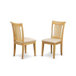 East West Furniture - Dining Room Set Oak - Brown