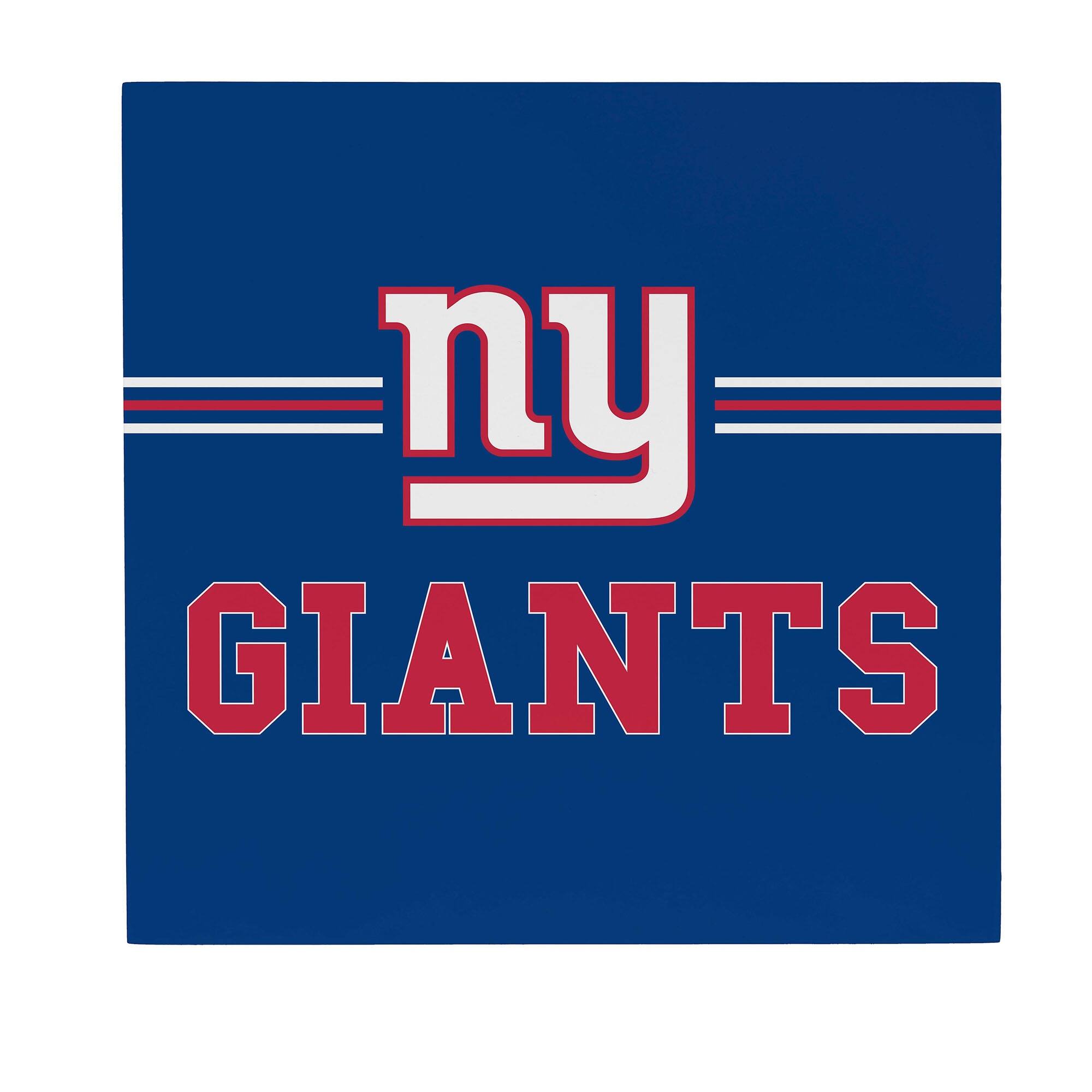 New York Giants 12" x 12" Wood Wall Sign